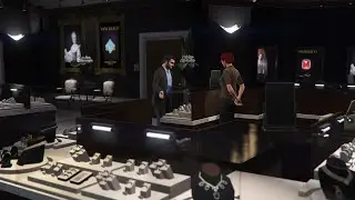 GTA 5 Casing the jewel store mission.
