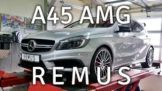 Mercedes-Benz A45 AMG with REMUS sport exhaust with flaps