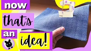 DIY kitchen sewing project to reduce kitchen clutter | Ooni Crafts Mini Sewing Machine tutorial