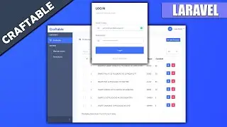 Craftable - CRUD generator para Laravel