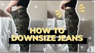 How to Downsize Jeans | How to Downsize a Pair of Pants | Sewing Tutorial