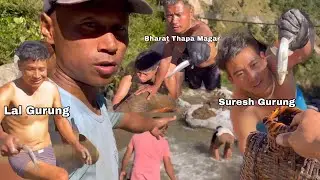 SAJILO SANG ASALA MAXA MARNE TARIKA||DUWALI||AMAZING FISHING STYLE||PALUNG KHOLA BAGLUNG