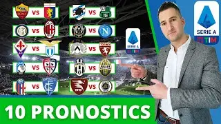 Pronostic Foot ITALIE : Mes 10 PRONOSTICS ( S&eacute;rie A )