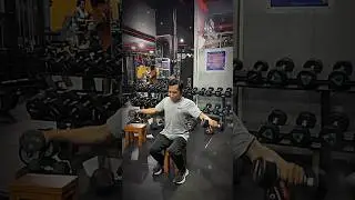 #9times Melatih otot bahu #gymmotivation #gympemula #shoulderworkout
