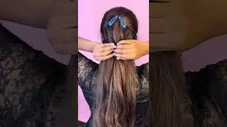 Party wear hairstyle /Kurtis hairstyle/simple hairstyle
