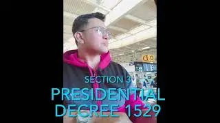 PRESIDENTIAL DECREE 1529 PAGPAPAREHISTRO NG LUPA  REGISTER UNDER SPANISH MORTGAGE LAW SECTION 113