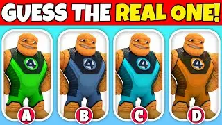Only Real Fans Can Spot the Real The Thing! 🎭 | Marvel's Spidey Real One Quiz! | Miles Morales, Wasp