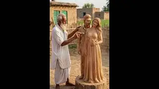 Indian Actors Hand Made Statues | Village Artist Craft