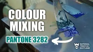 Colour Mixing | Pantone 3282 | Satisfying Letterpress Printing ASMR at Robert Smail&rsquo;s