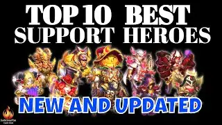 Castle Clash TOP 10 Best Heroes SUPPORT HEROES