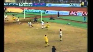 APOEL-omonoia 2-0  (1991-1992)