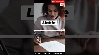 Daily English Word | Liable | Meaning & Examples #shorts