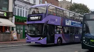 Reading Buses Scania N280UD ADL Enviro400 CBG City 711 (YP67XCF) On Route 6 To Whitley Wood