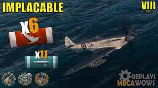 Aircraft Carrier Implacable 6 Kills & 98k Damage | World of Warships Gameplay