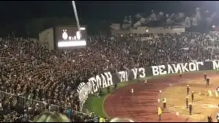 partizan-paok friendly game fans inpaok.com 3