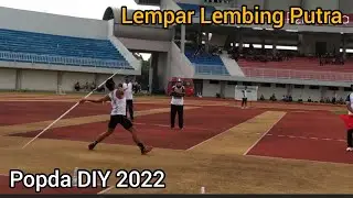 LEMPAR LEMBING PUTRA POPDA DIY 2022 | ATLETIK | JAVELIN