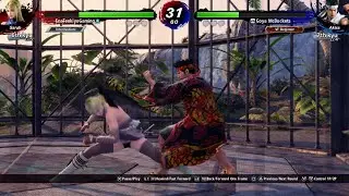 Virtua Fighter 5 R.E.V.O. World Stage Ranked Match Sarah Vs. Akira With Teebagging
