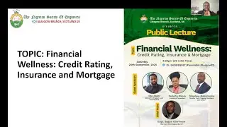 Nse Public Lecture - Financial Wellness