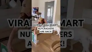 VIRAL 6&rsquo; Walmart Nutcrackers are BACK! #walmarthomedecor #christmasdecor #christmasdecorations