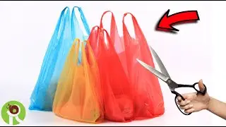 IDEIA INCRÍVEL COM SACOLAS PLÁSTICAS