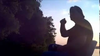 Johnny Collier and a small mouth bass