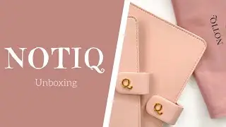 Распаковка обложки для блокнота Notiq Ella Rose | Обложка для мини-планировщика Notiq Happy | Обложка для классического большого блокнота Notiq Classic Grand