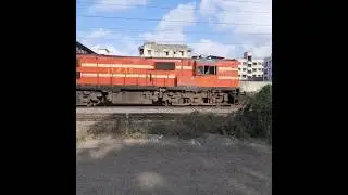 22718 Secunderabad Rajkot SF Express with Kazipet  WDG-3A twins captured at Vapi outer. #shorts.