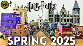 Весенняя коллекция LEGO® Гарри Поттер 2025 года: поместье Малфоев, Косой переулок, Рыцарский авто...