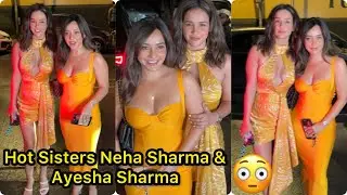 Neha Sharma & Ayesha Sharma Looking To Hot to handle At Mere Mehboob Mere Sanam Wrap Up Party
