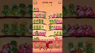 Bird Sort 2 Level 445 Solution | #birdsort #birdsortpuzzle #birdsortcolorpuzzle #birdsortcolor