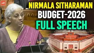 Finance Minister Nirmala Sitharaman's BUDGET 2026 FULL Speech | PM Modi | Lok Sabha | YOYO TV