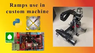 Setup Ramps 1.4 + stepper motor + marlin firmware + custom interface in custom machine