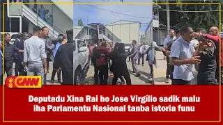 Deputadu Xina Rai ho Jose Virgílio sadik malu iha Parlamentu Nasional tanba istoria funu