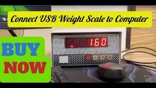 Connect Weight Scale Indicator to Computer on USB and transfer Weight on Hyper Terminal