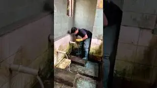 A Man Cleans the Masjid with Love and Humility .#islam #foryou
