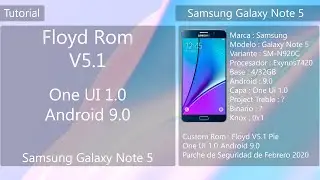 Floyd Rom 5.1 - Android 9.0 One UI 1.0 - Samsung Galaxy Note5/S6Series