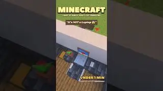 🎮 Minecraft&rsquo;s Smartest Hidden Chest?!🧠💻#secretchest #laptop #trending #creativebuilds #redstonebuild