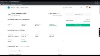 Influx Healthtech IPO SME 40% return listing day #trading #banknifty#nifty50 #trader #levels #crash