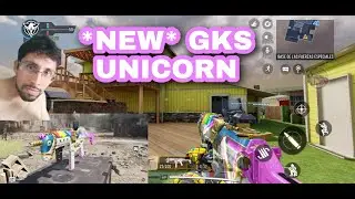*NEW* GKS UNICORN SKIN is Amazing in COD mobiel (legendary effect)