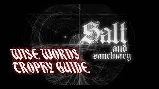 Salt and Sanctuary: Wise Words trophy guide NPC Knight quest