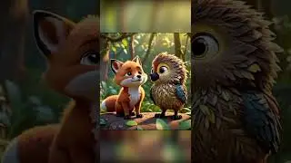 The story of the little fox | AI Cartoon 2025 #shorts #short