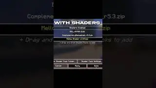 Power of Minecraft Shaders #minecraft #mojolauncher #subscribe #comment