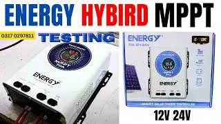 ENERGY 70A HYBIRD MPPT Solar Charge Controller Full Review | Live Testing ✅