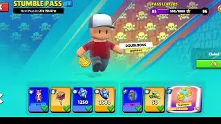 0.87 Stumble pass opening Update! #stumbleguys #stumblepass #trending