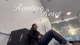 a realistic life reset 2026 | decluttering, gym, building new habits 