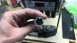 Reloading once fired 12 gauge cheddite shotgun hulls for 7/8oz Lee Drive Key Slugs