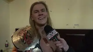 EXCLUSIVE BACKSTAGE FOOTAGE: Levaniel's first interview after the title win at wXw 22nd Anniversary