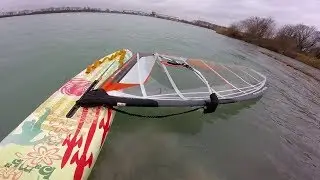 Bic Bamba Raceboard Gun Sails Cannonball 7.5 Lake Krieger (Kriegersee) Germany