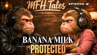 Angry Monkey Couple Podcast Fight Over Banana Milk Funny Married Life Drama Comedy