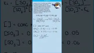 Dr de Bruin's A-level Chemistry Speed Run 6 - Equilibrium mole calculations